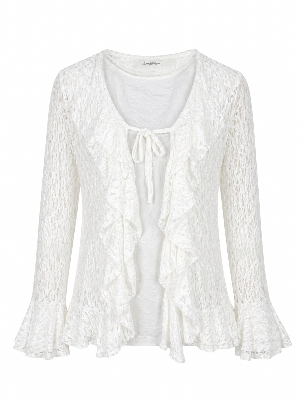 The lace Ruff Cardigan