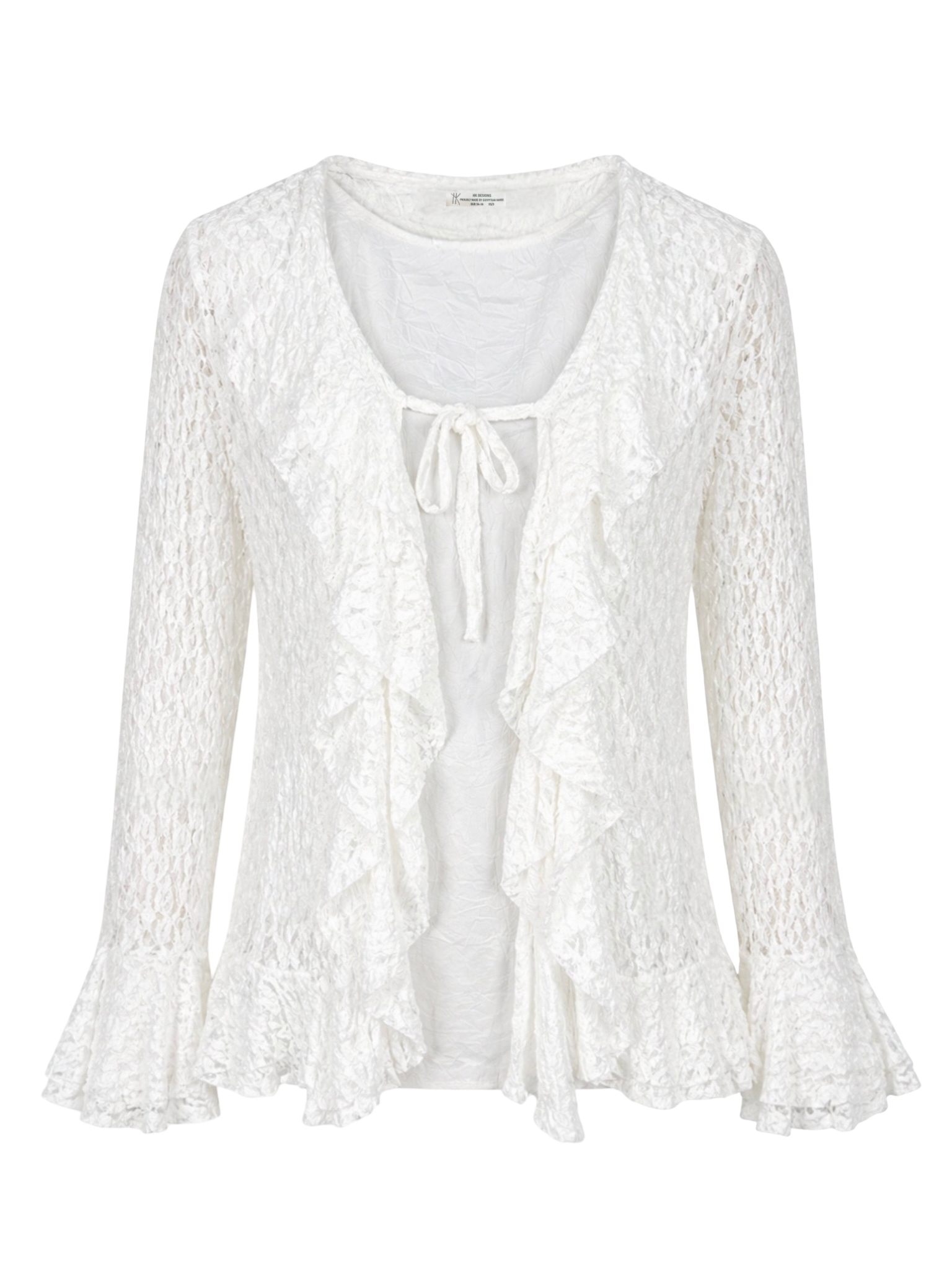 The lace Ruff Cardigan