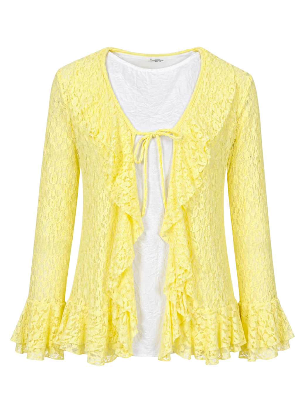 The lace Ruff Cardigan