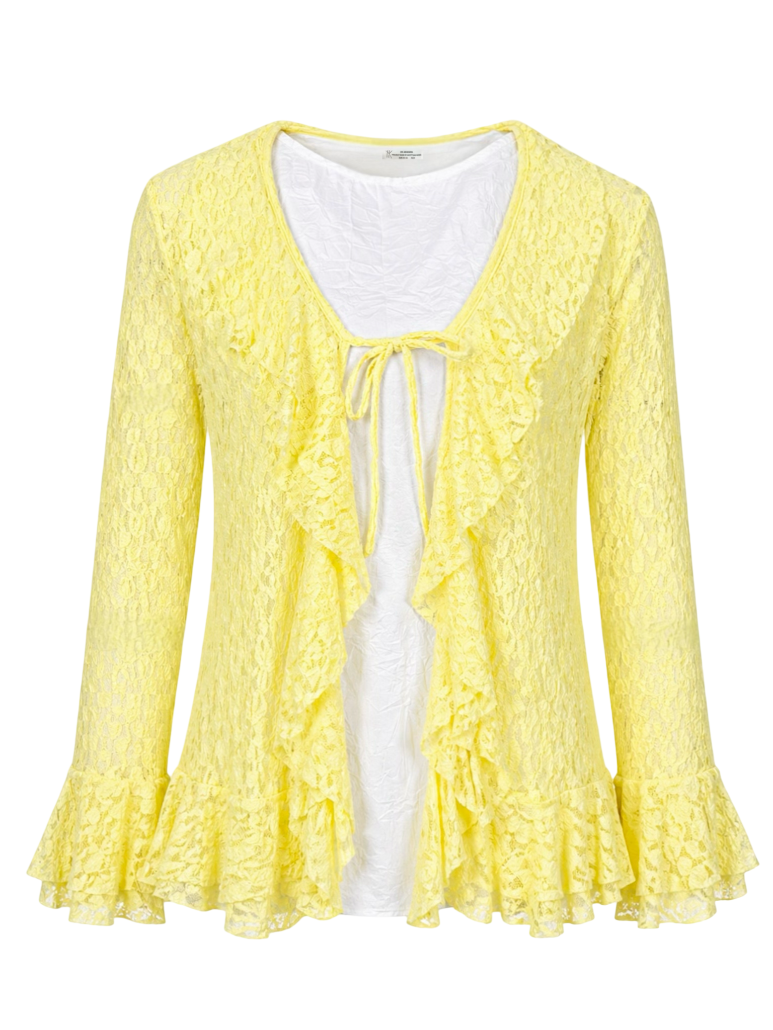 The lace Ruff Cardigan