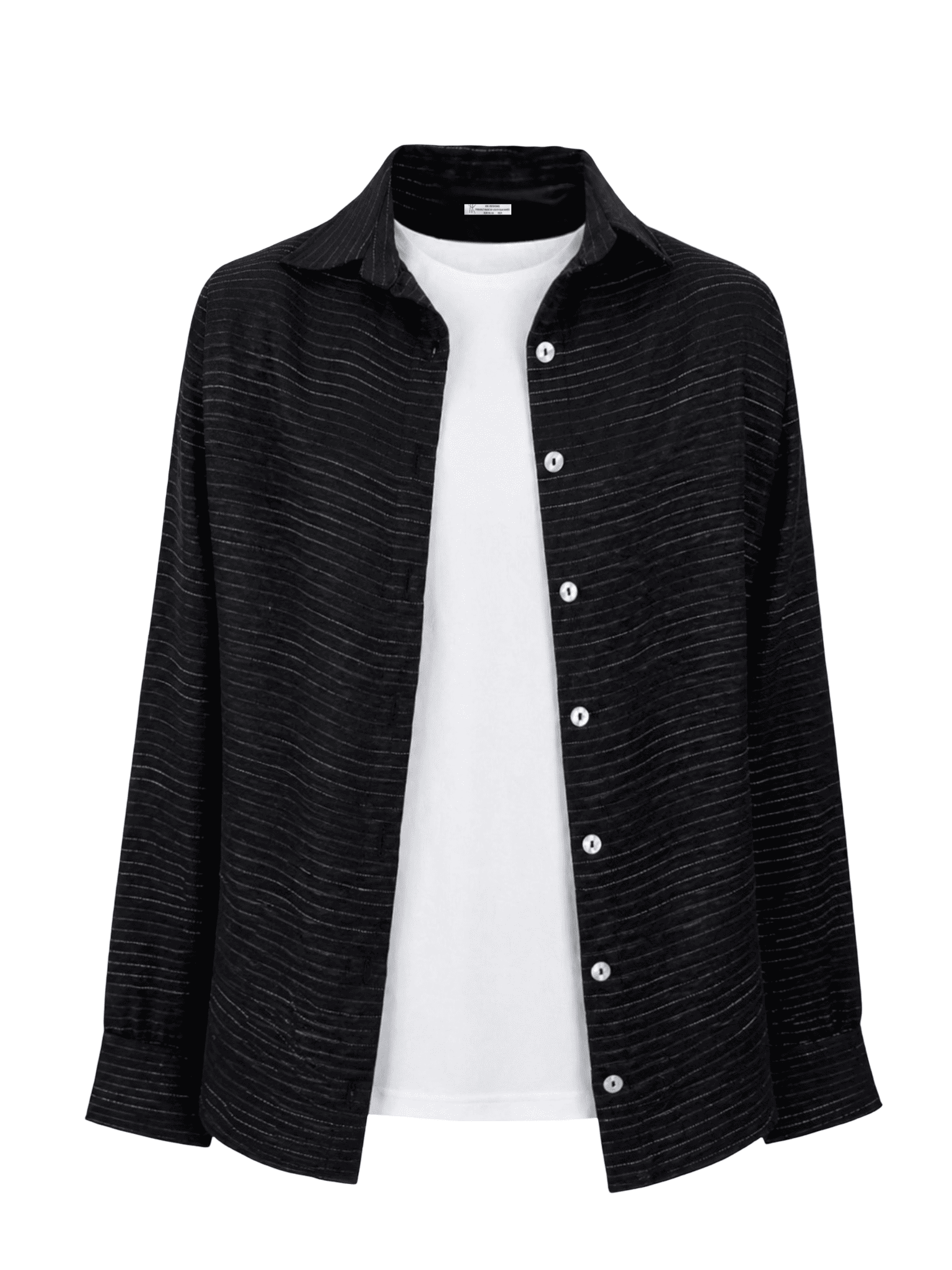 Criss cross lin Set Shirt