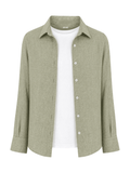 Criss cross lin Set Shirt