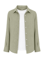Criss cross lin Set Shirt