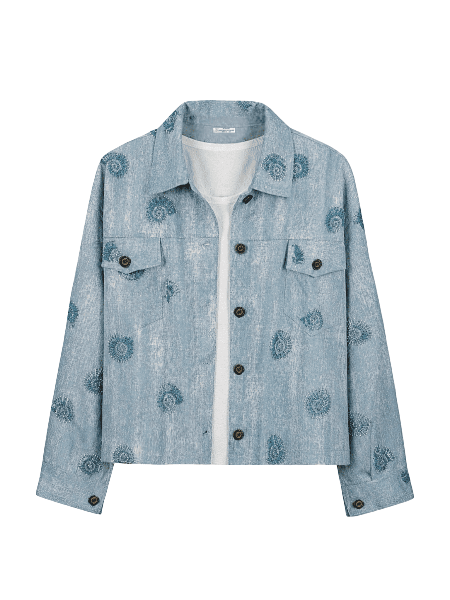 Sparkly Shells Denim Jacket