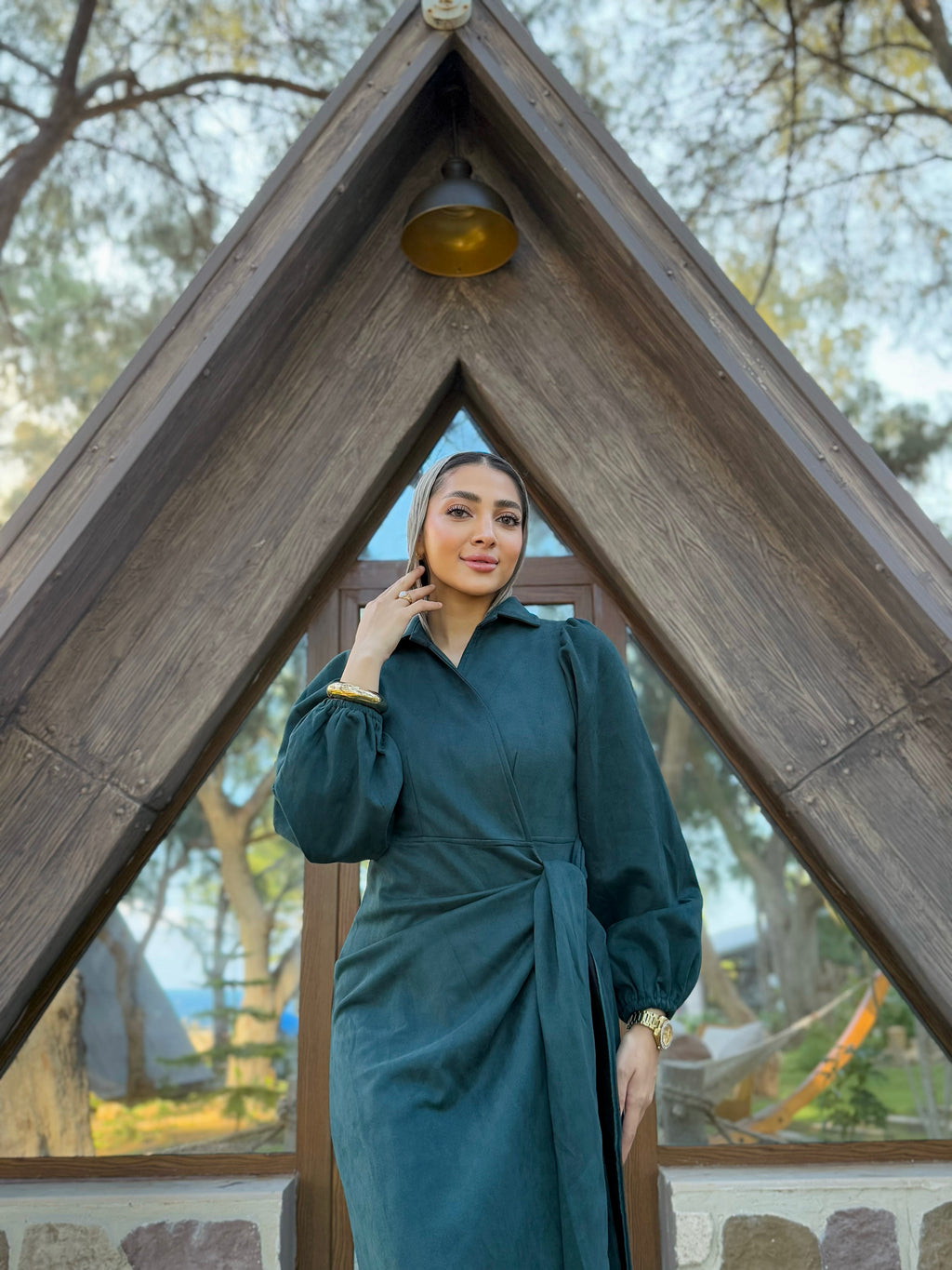 Shape it Suede Dress