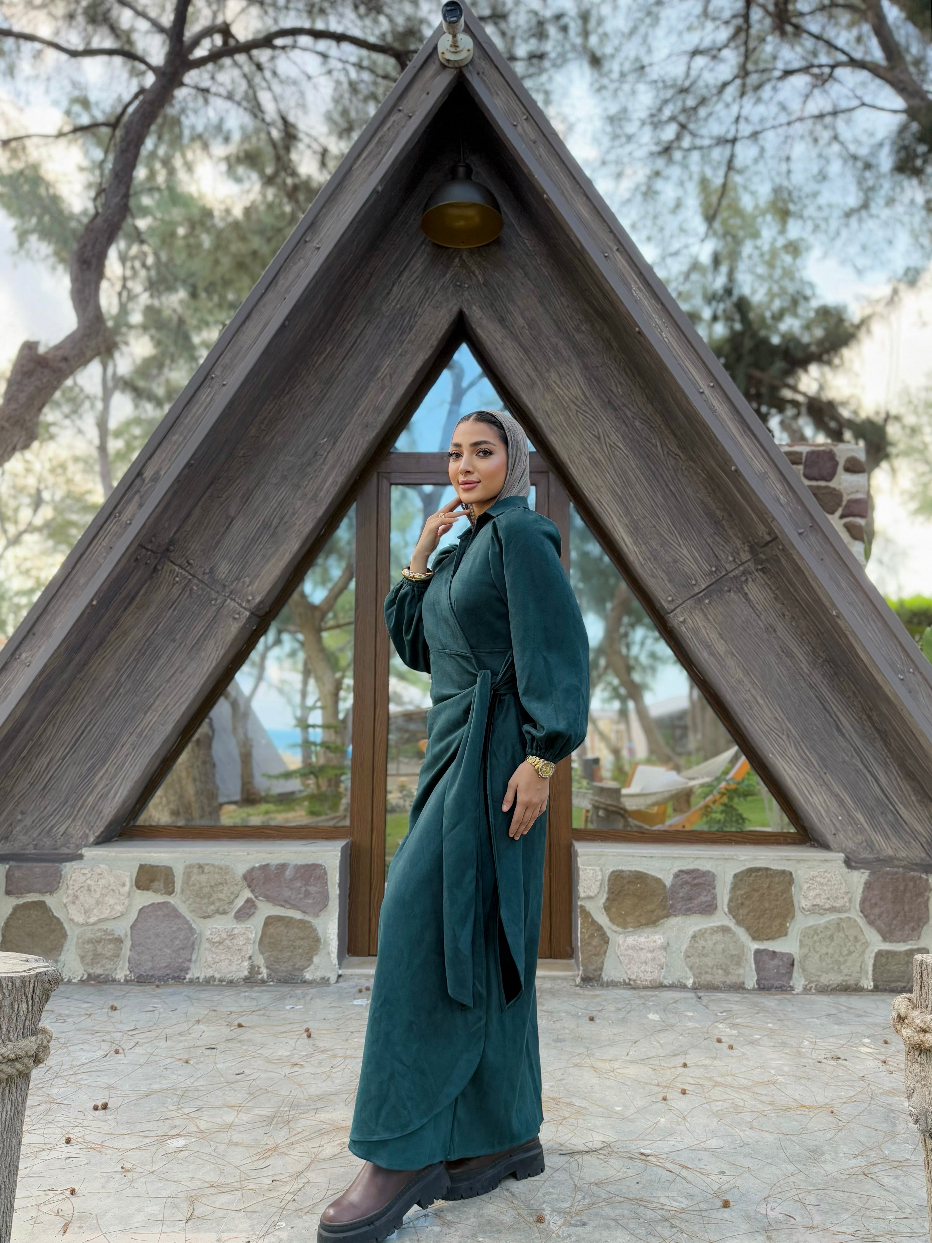 Shape it Suede Dress