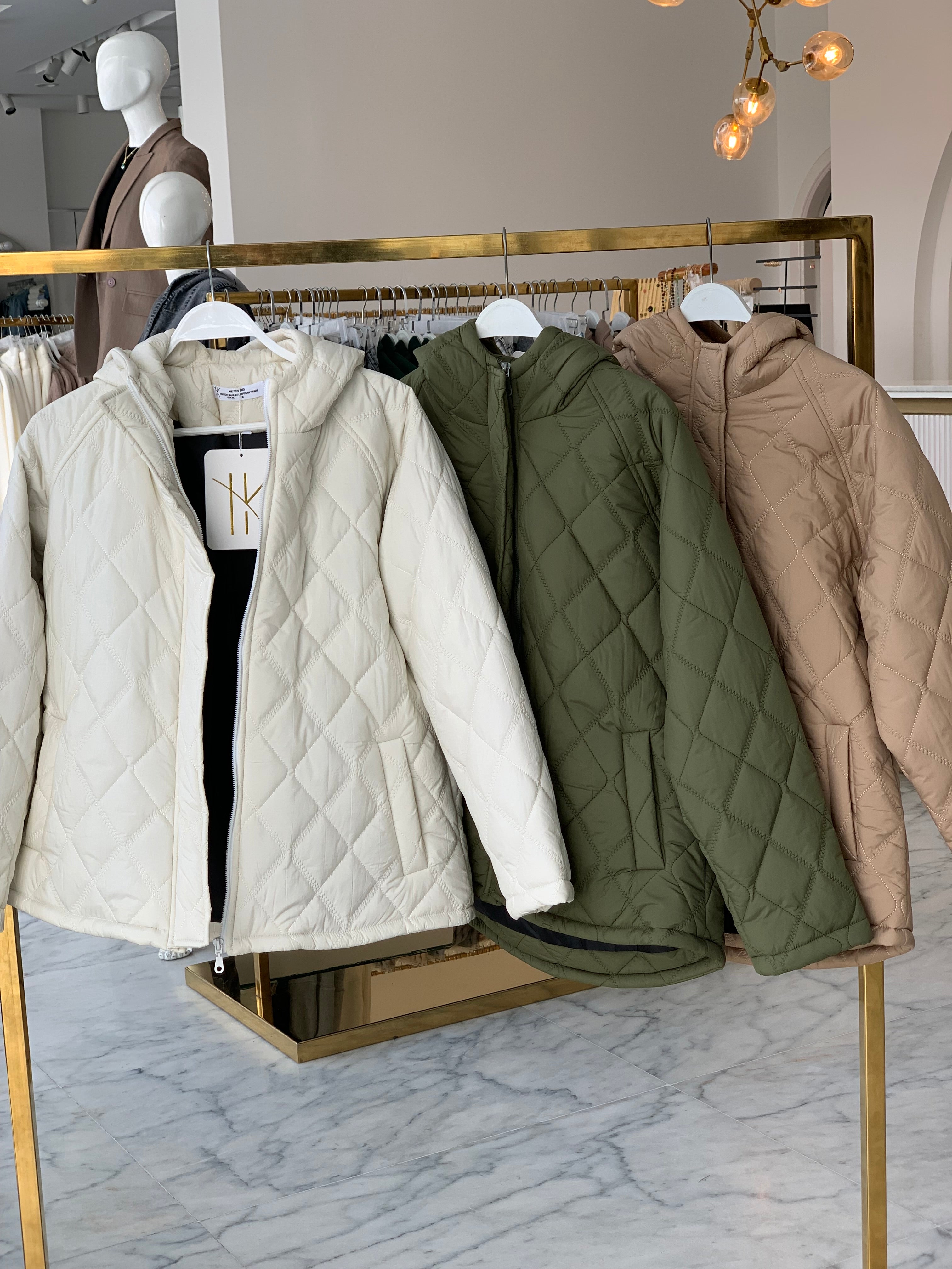 Quilted Waterproof Jacket