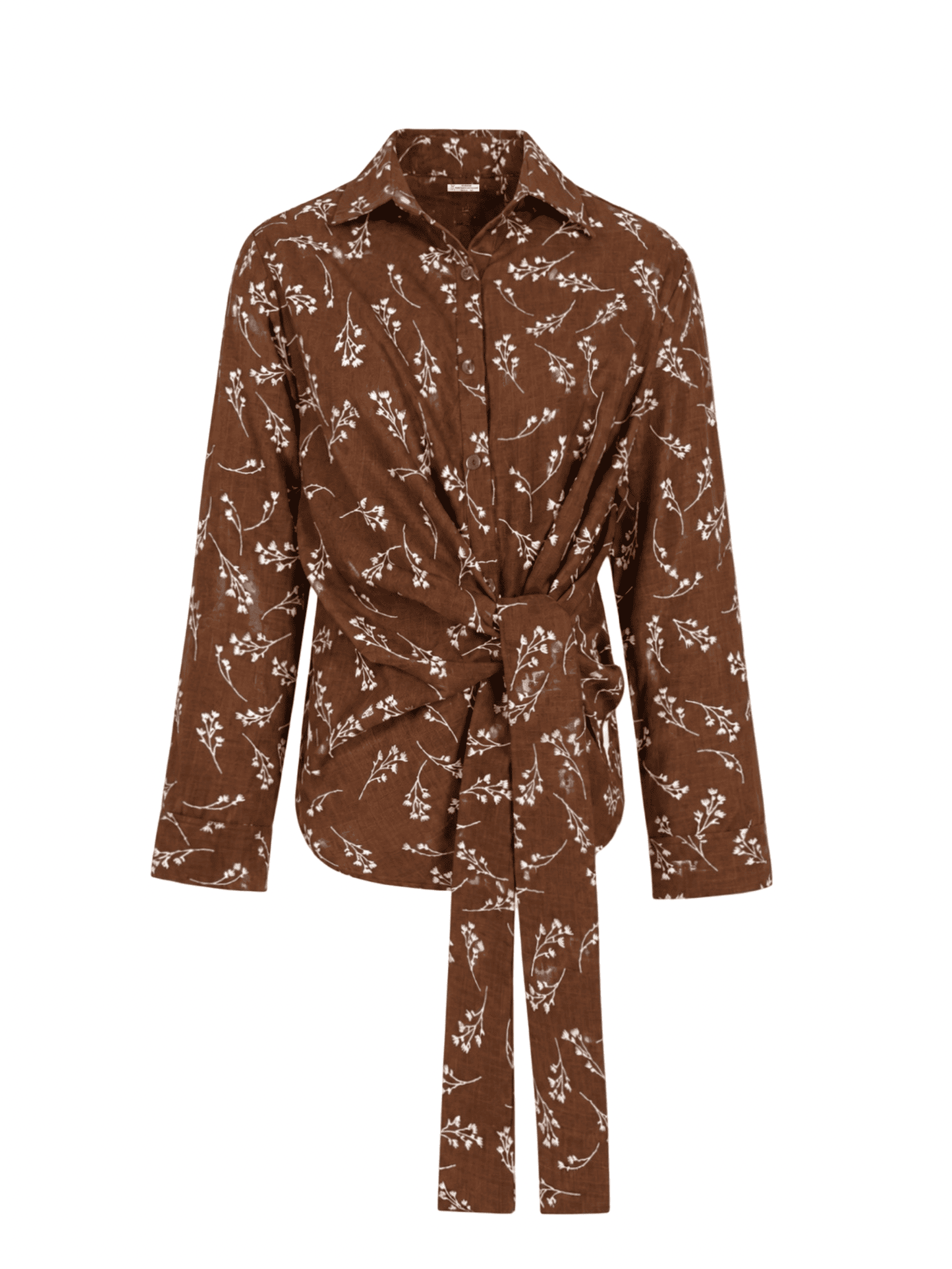 Wrap it Linen Set Shirt