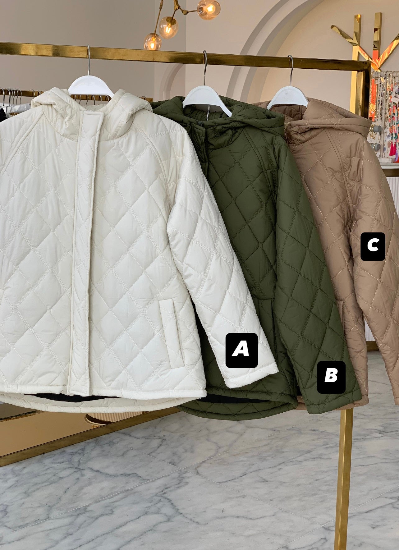 Quilted Waterproof Jacket