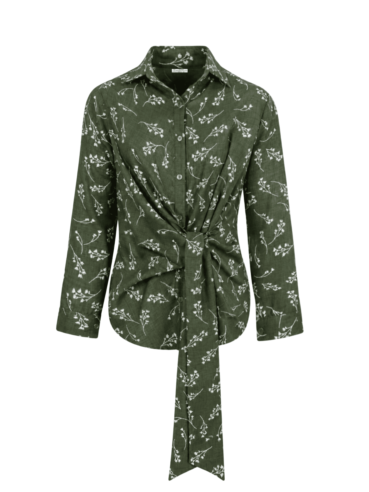 Wrap it Linen Set Shirt