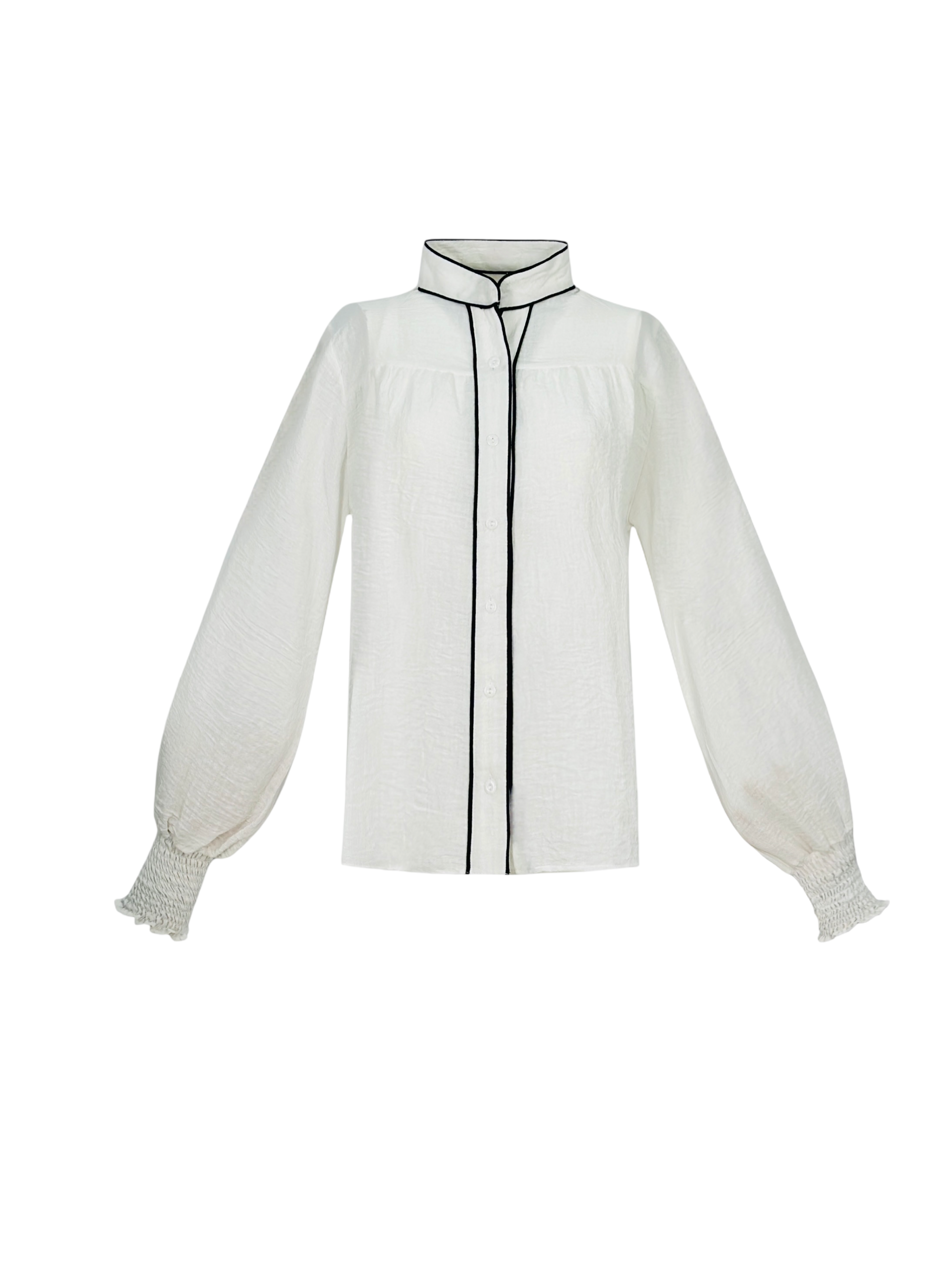 Trimmed Puff Shirt