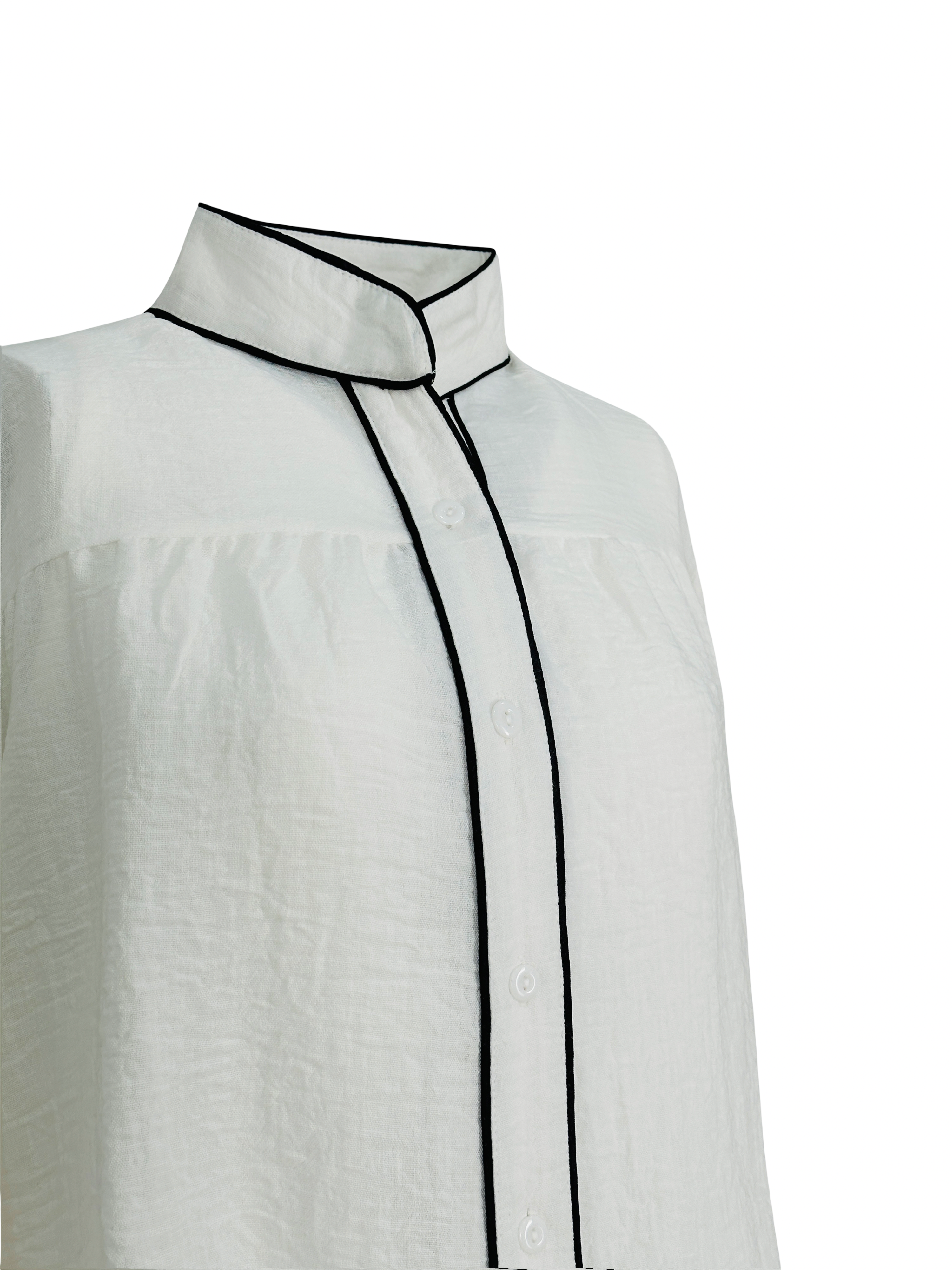 Trimmed Puff Shirt