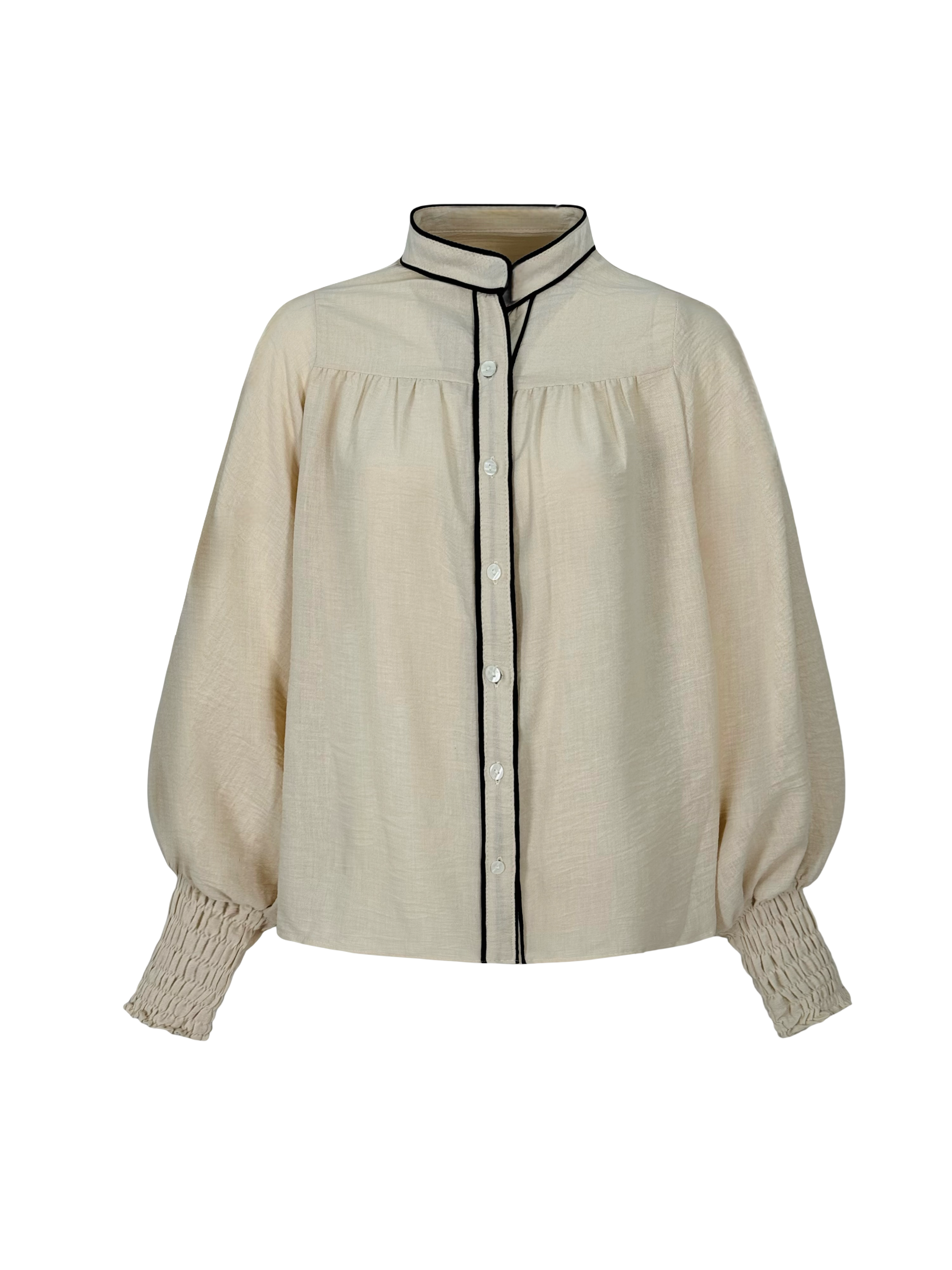 Trimmed Puff Shirt