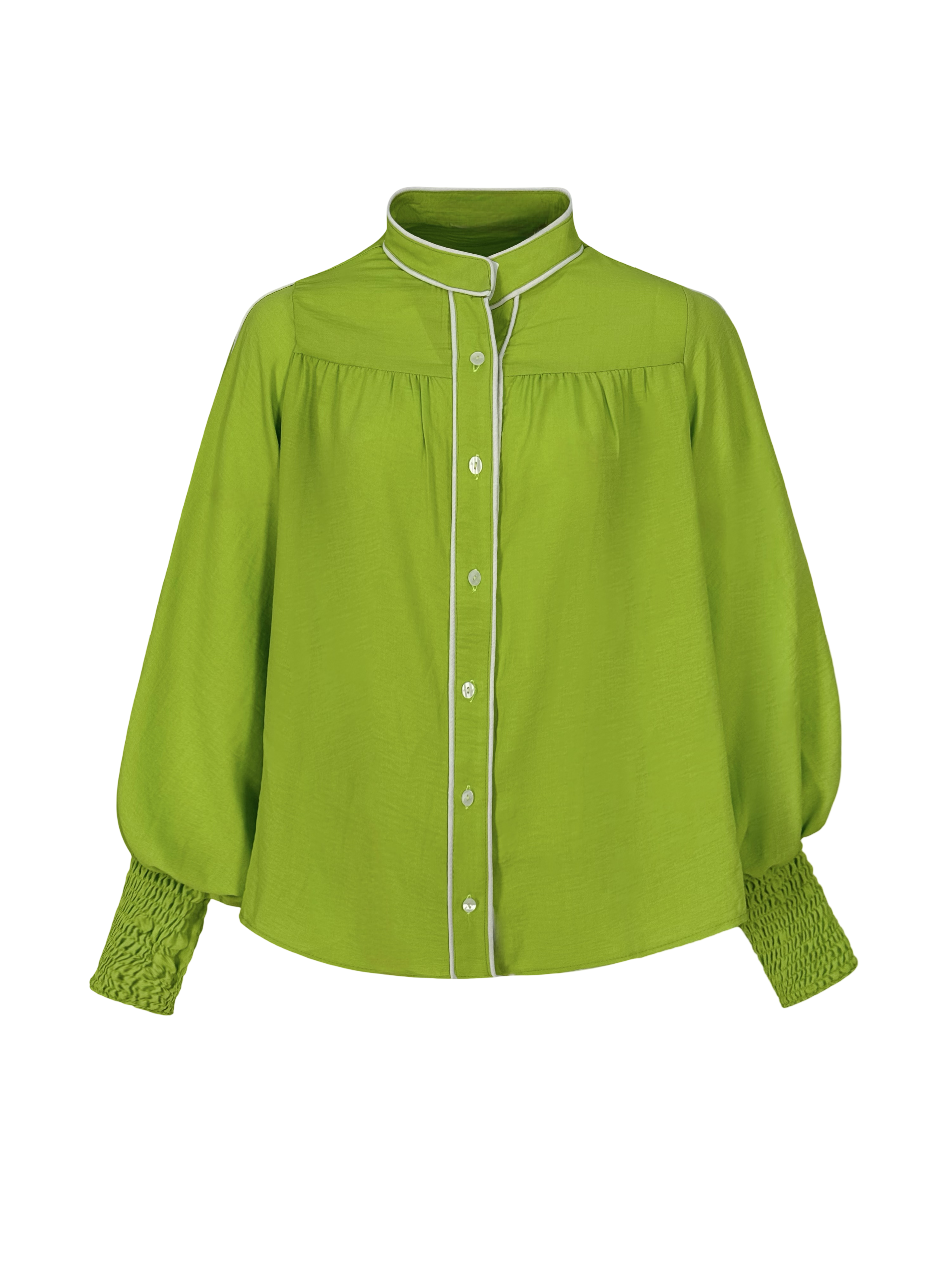 Trimmed Puff Shirt