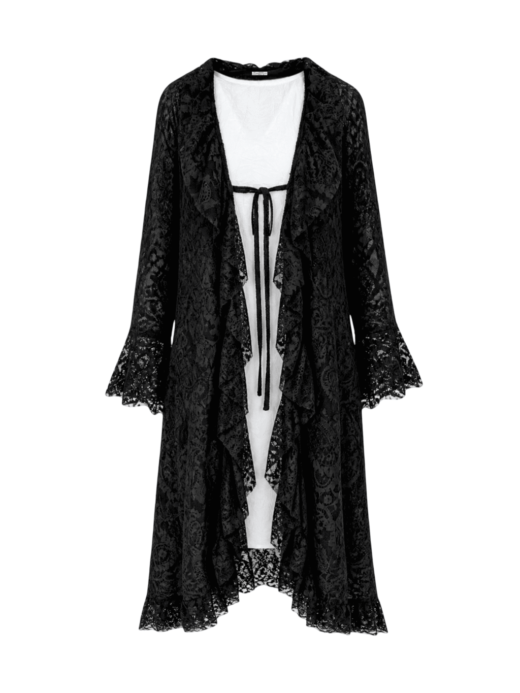 Lace Long Cardigan