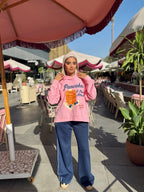 Pancakes Panic Rose Sweatshirt