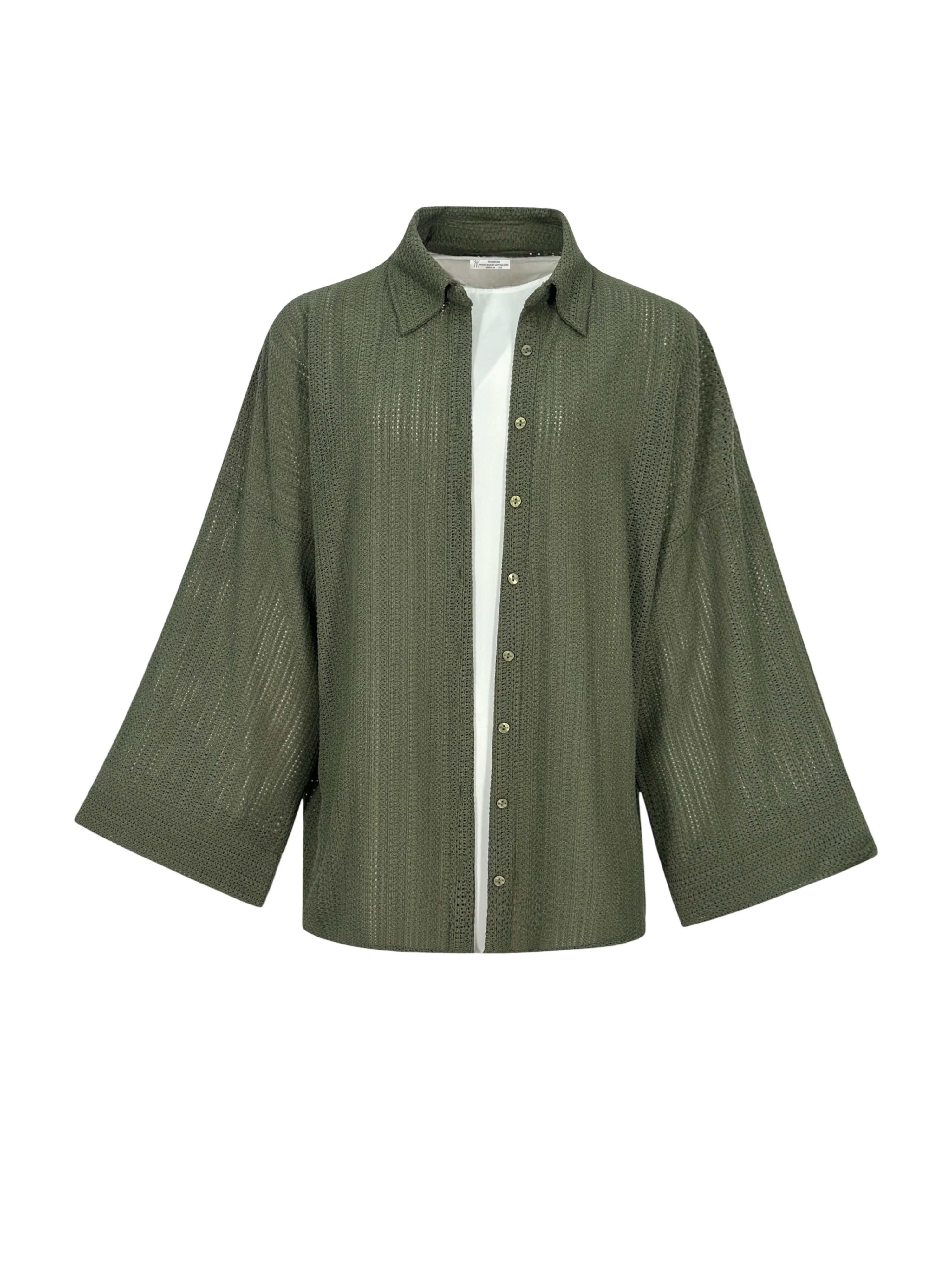 Mesh Tropical Set Shirt