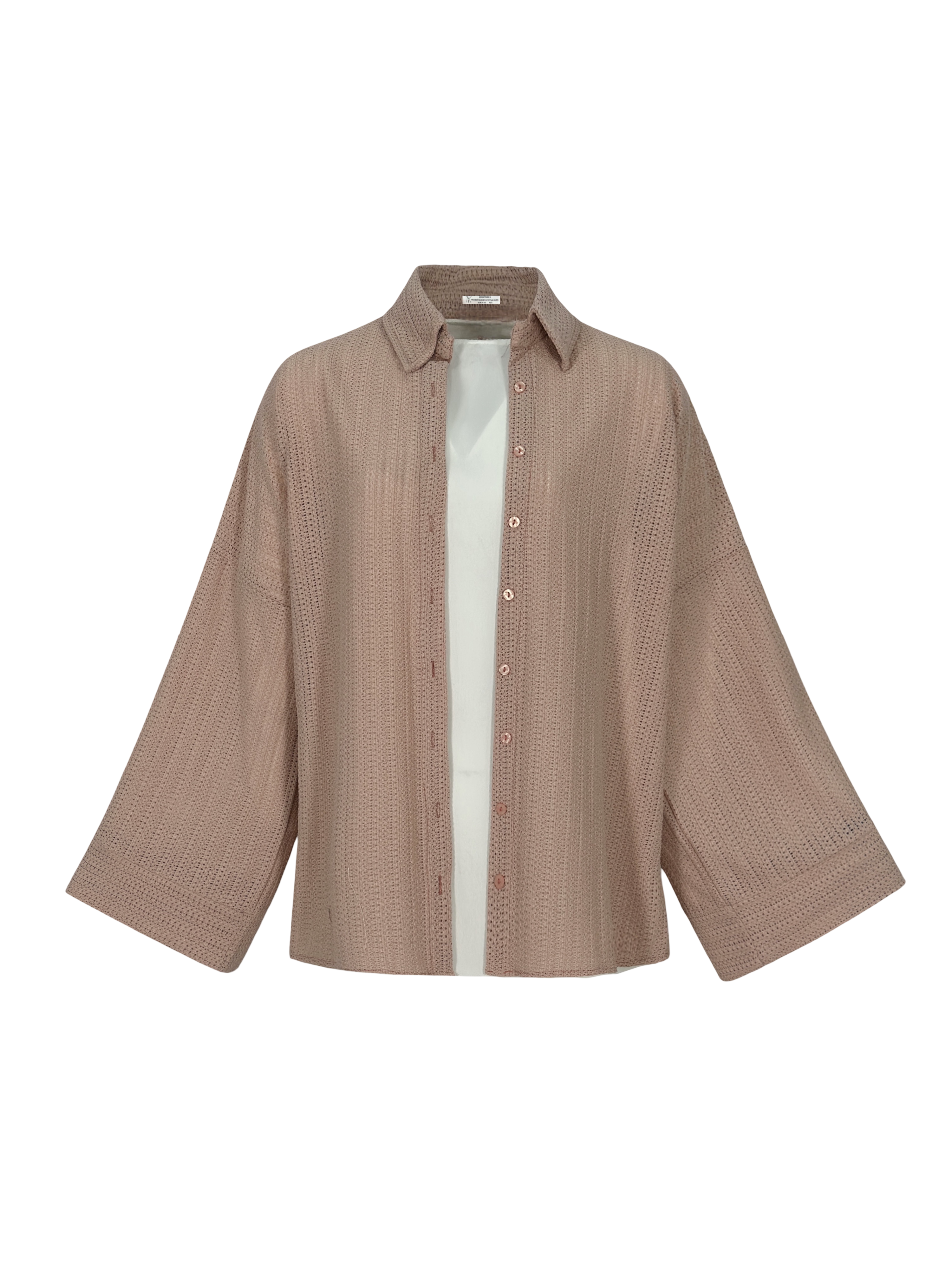 Mesh Tropical Set Shirt