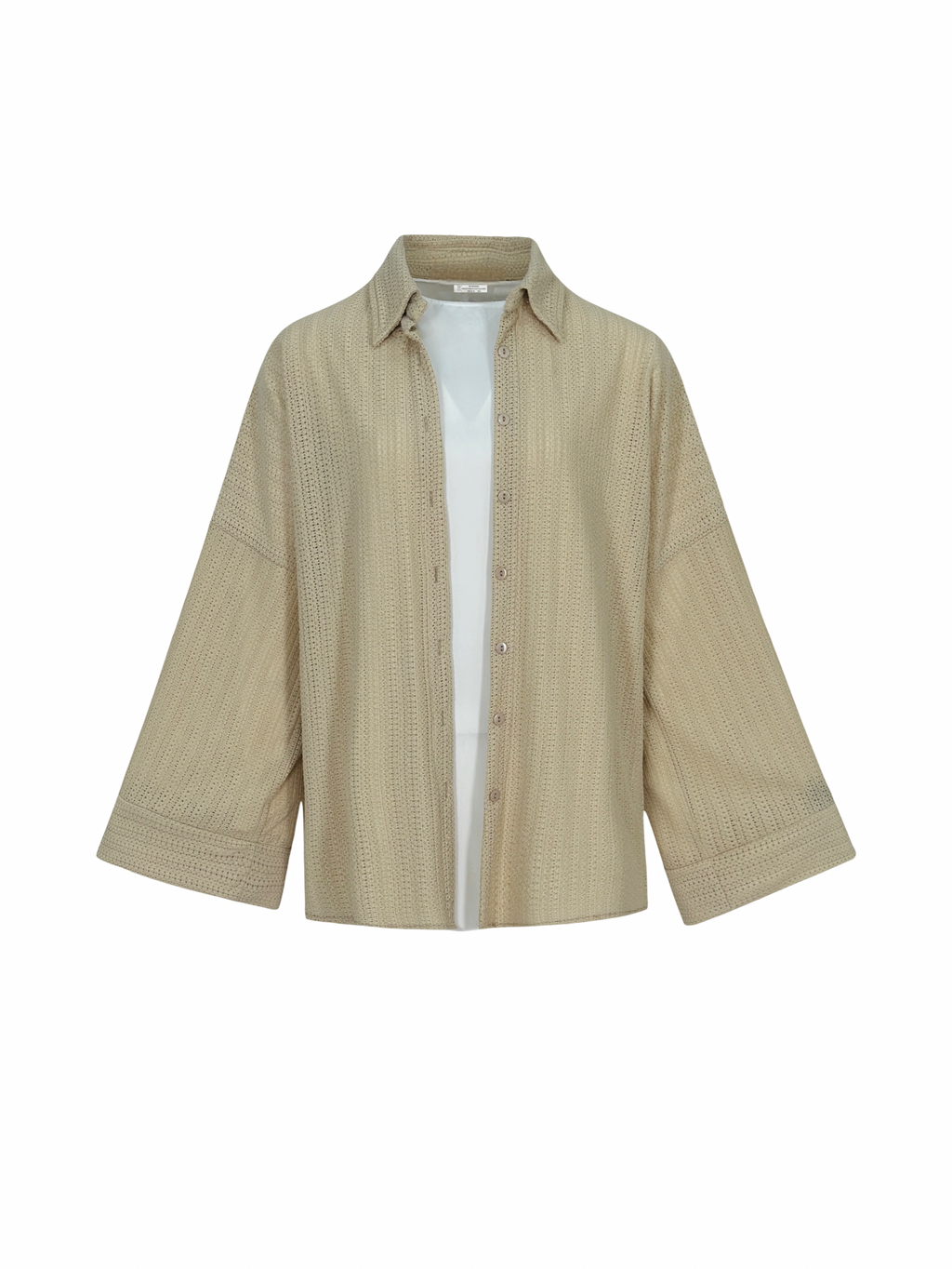 Mesh Tropical Set Shirt