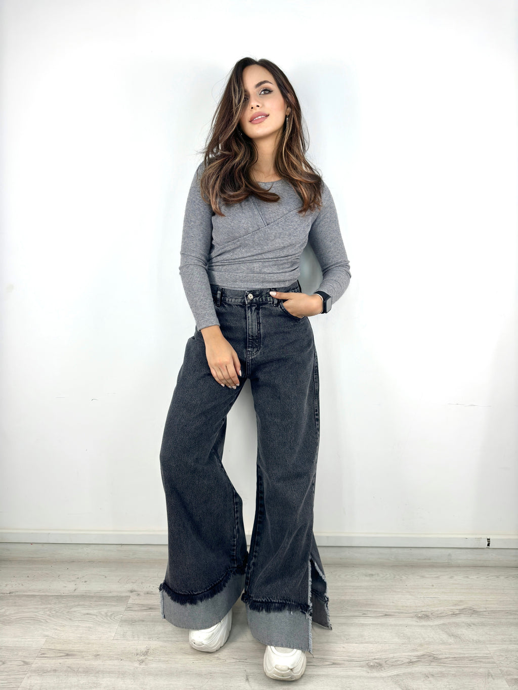 Split Invertito Ends Jeans Midnight