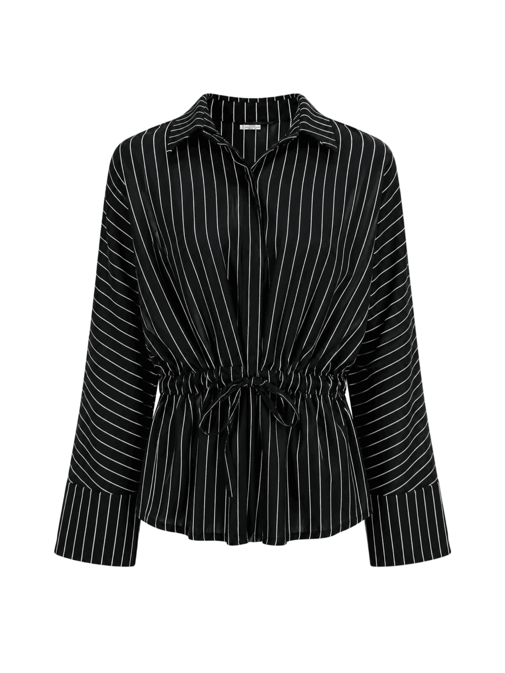 Linen Stripes Snatched Set Top