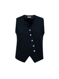 Shimmery Stripped Set Vest