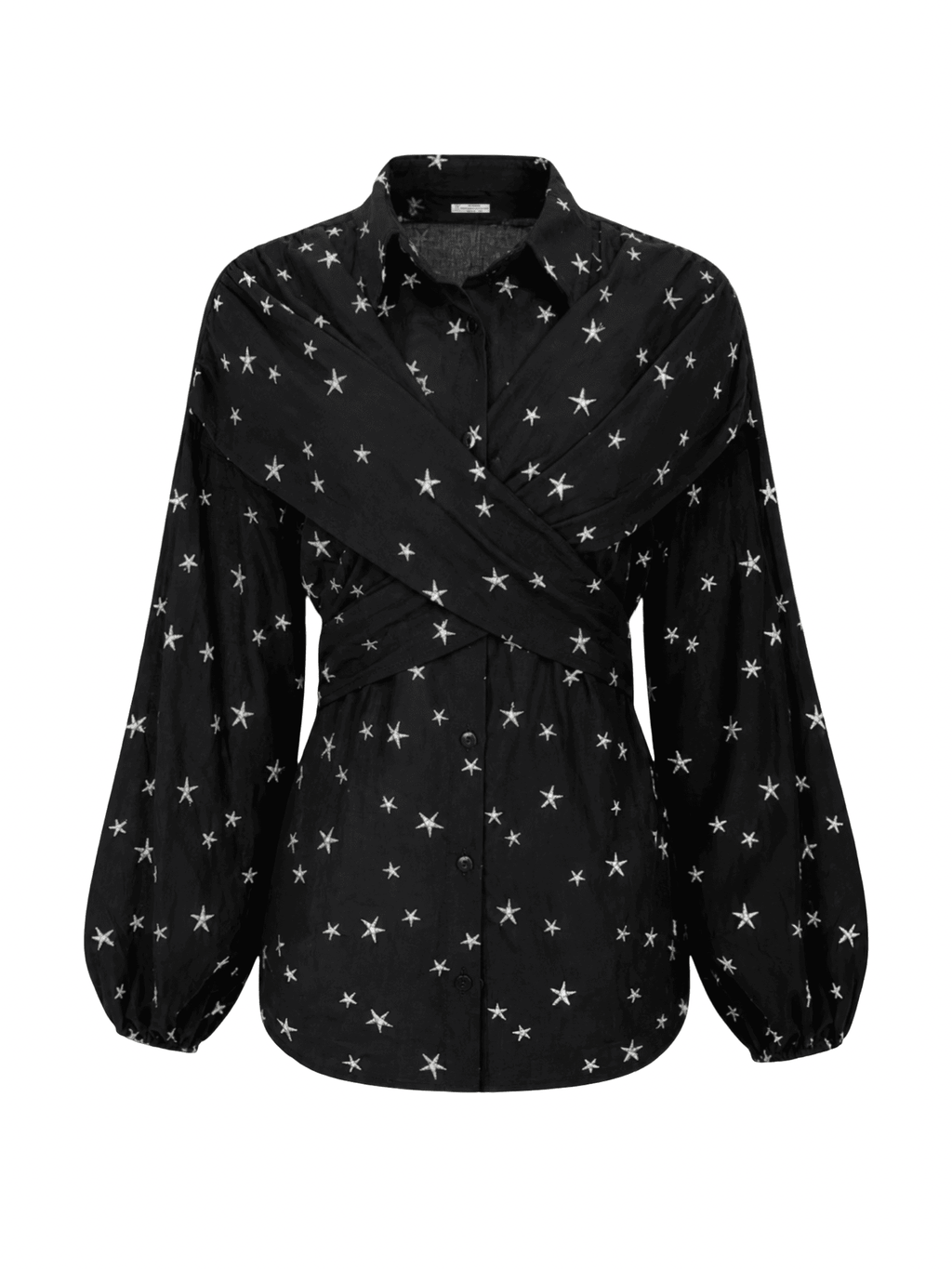 Embroidered Wrap it Shirt
