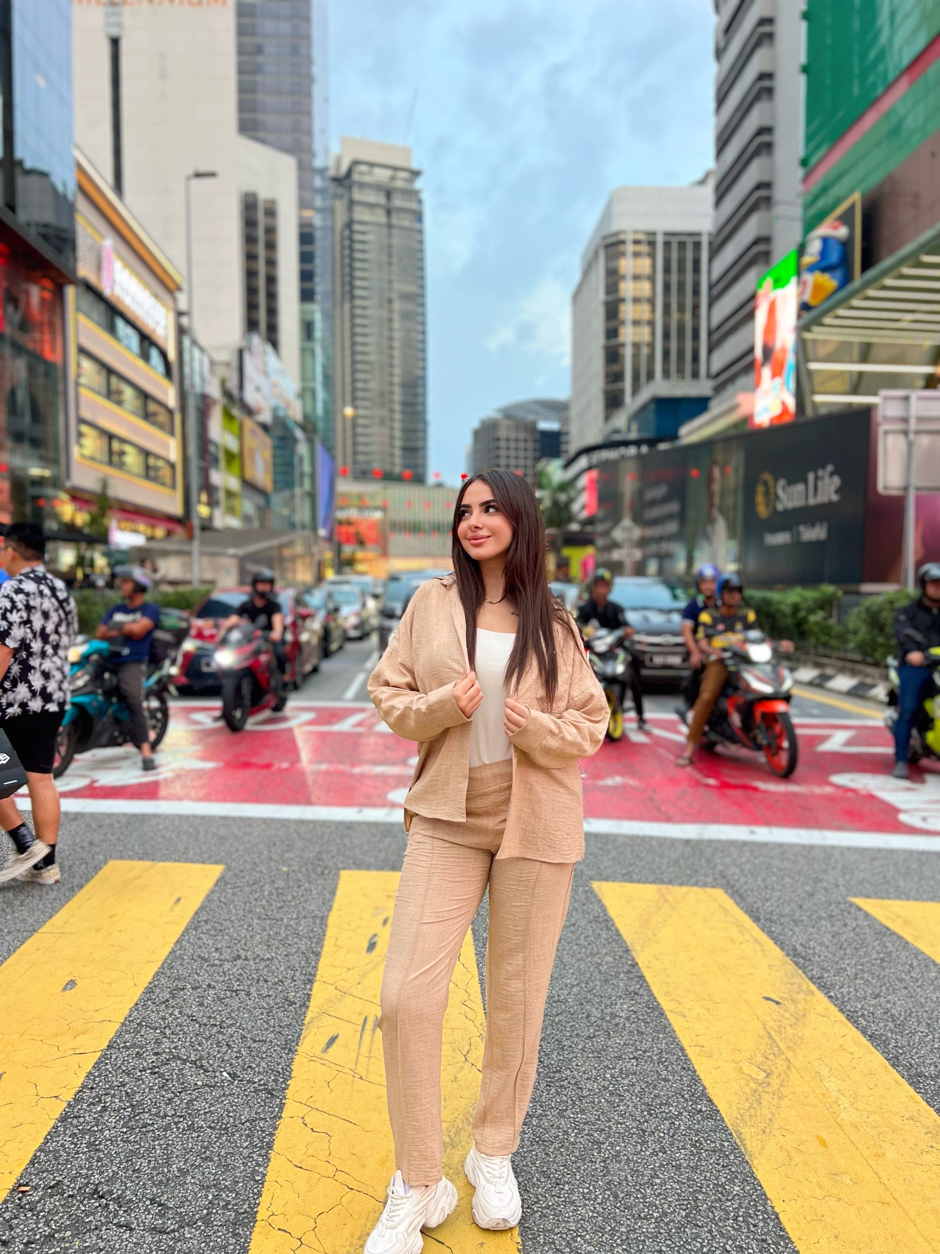 Glamy Everyday Lin Set Shirt