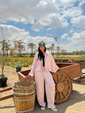 Silk Puff Set Pants