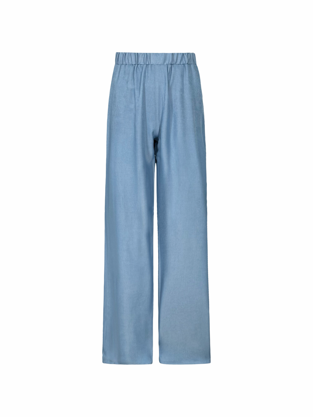 Shiny Denim Set Pants