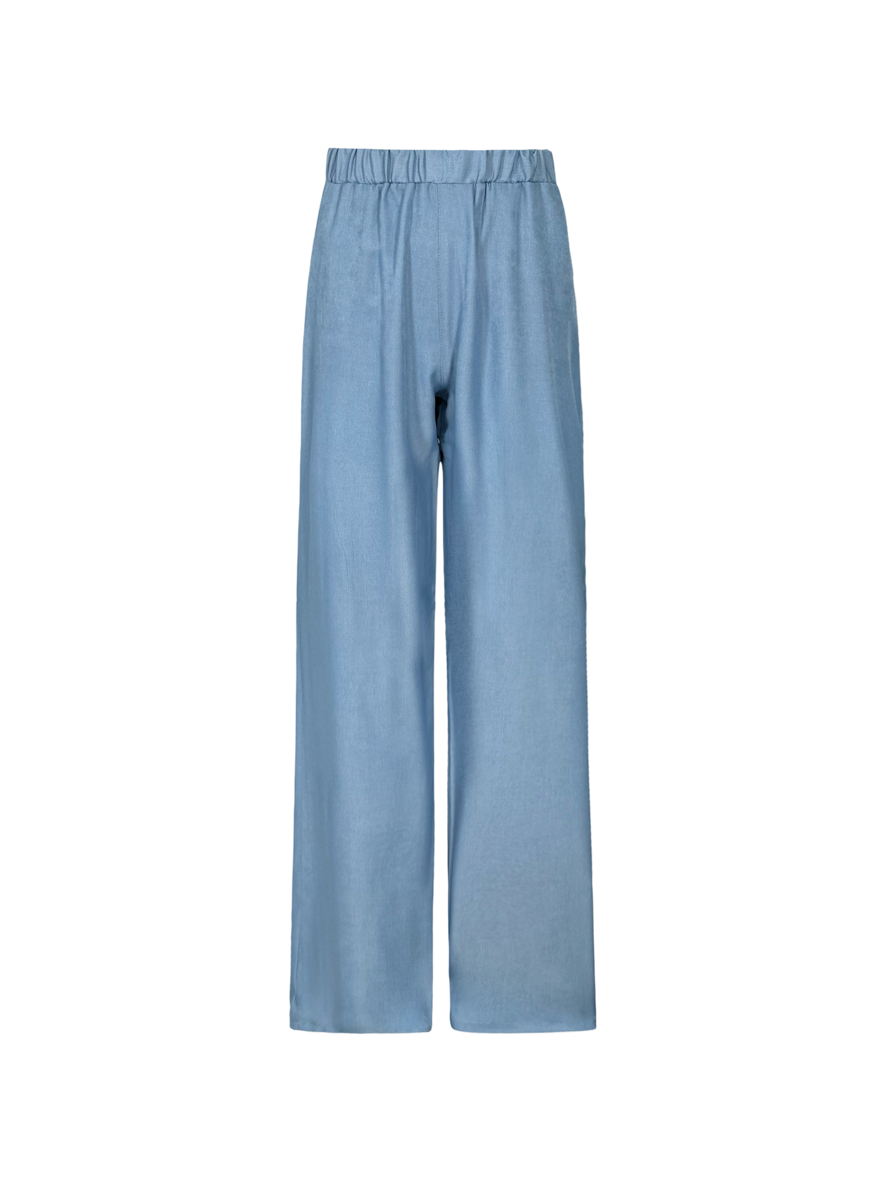 Shiny Denim Set Pants