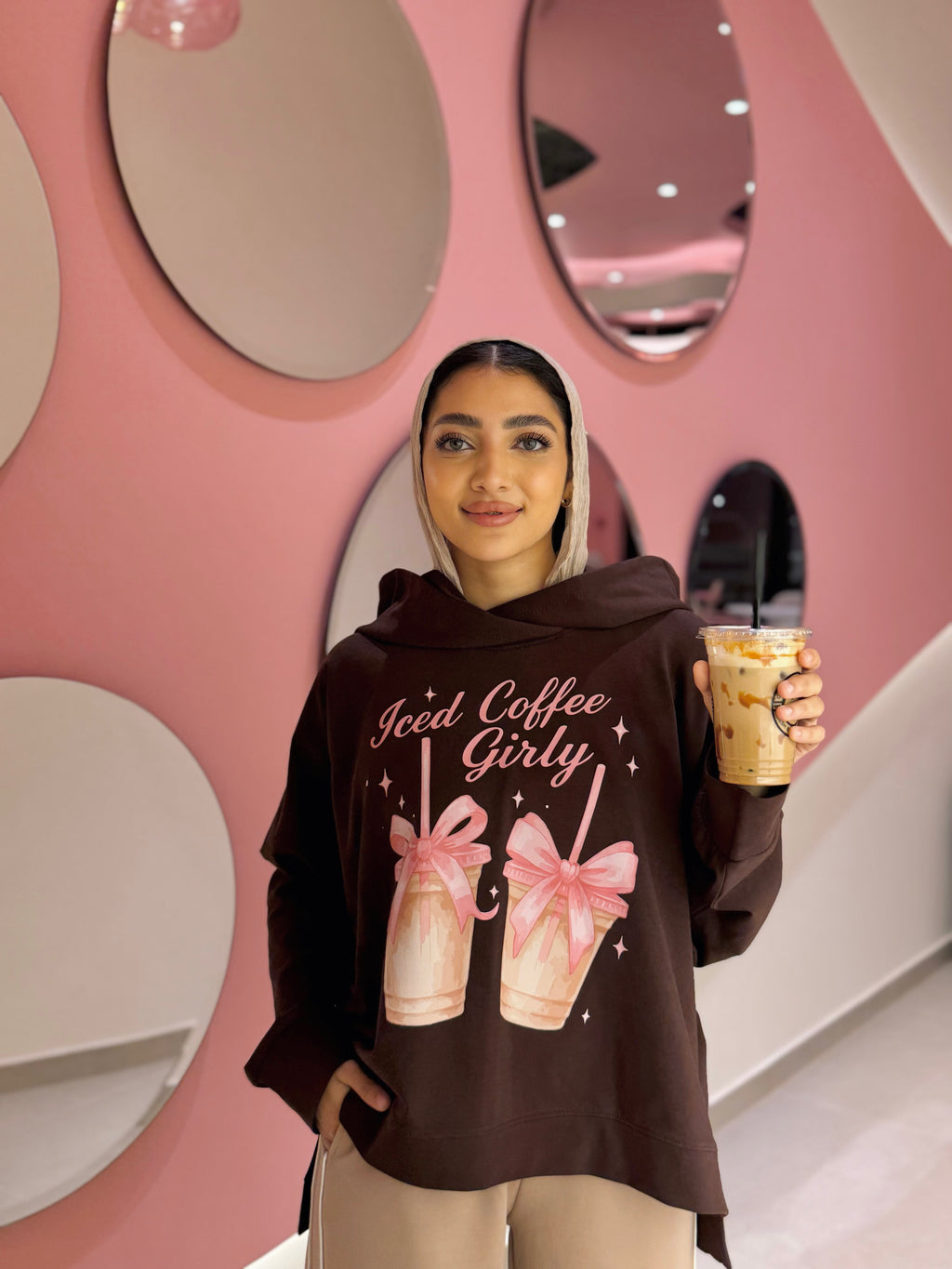 Iced Coffee Girlie SweatShirt