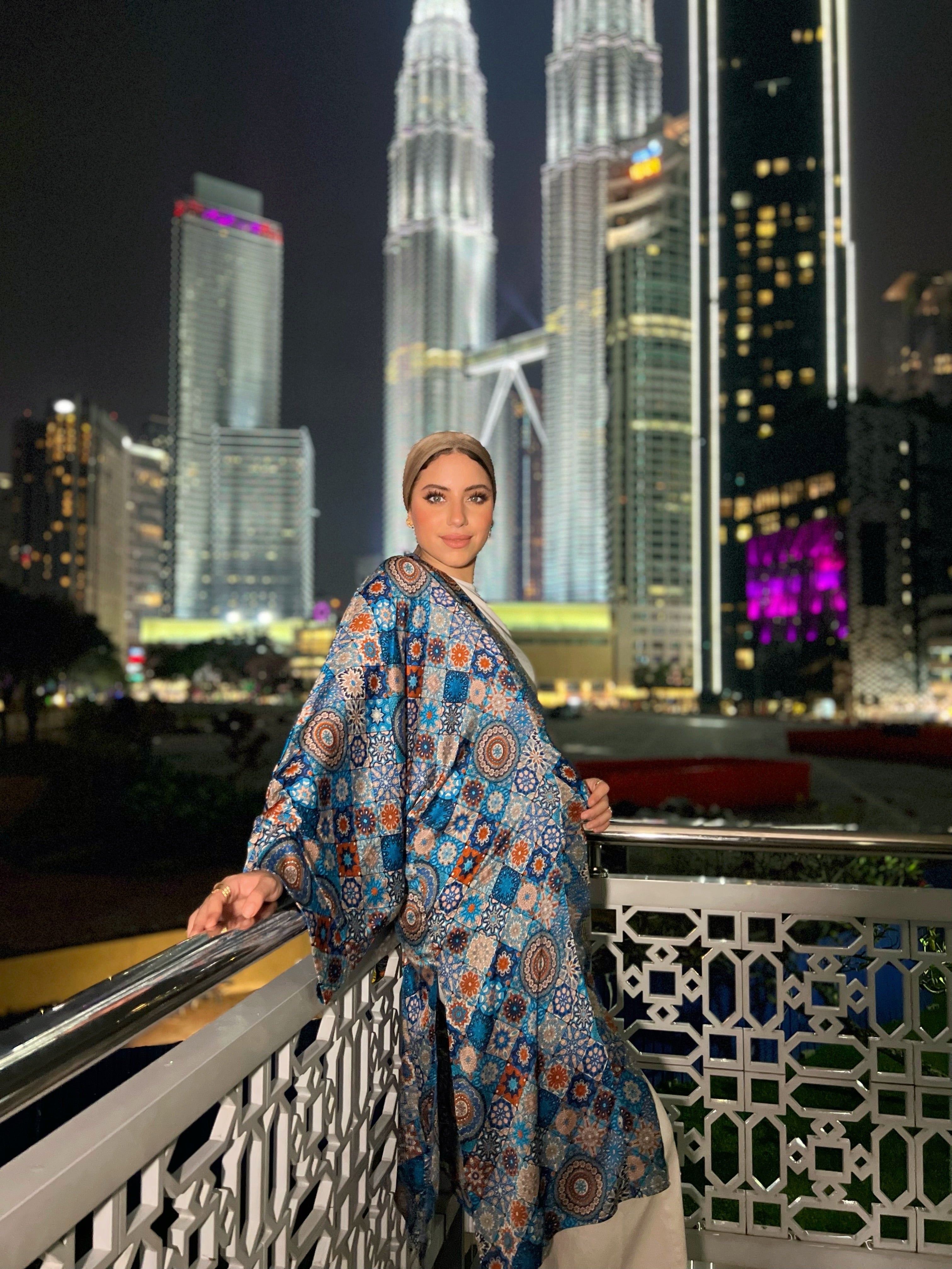 Silky Arabesque Kimono