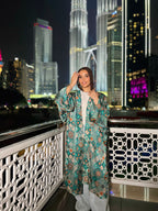 Silky Arabesque Kimono