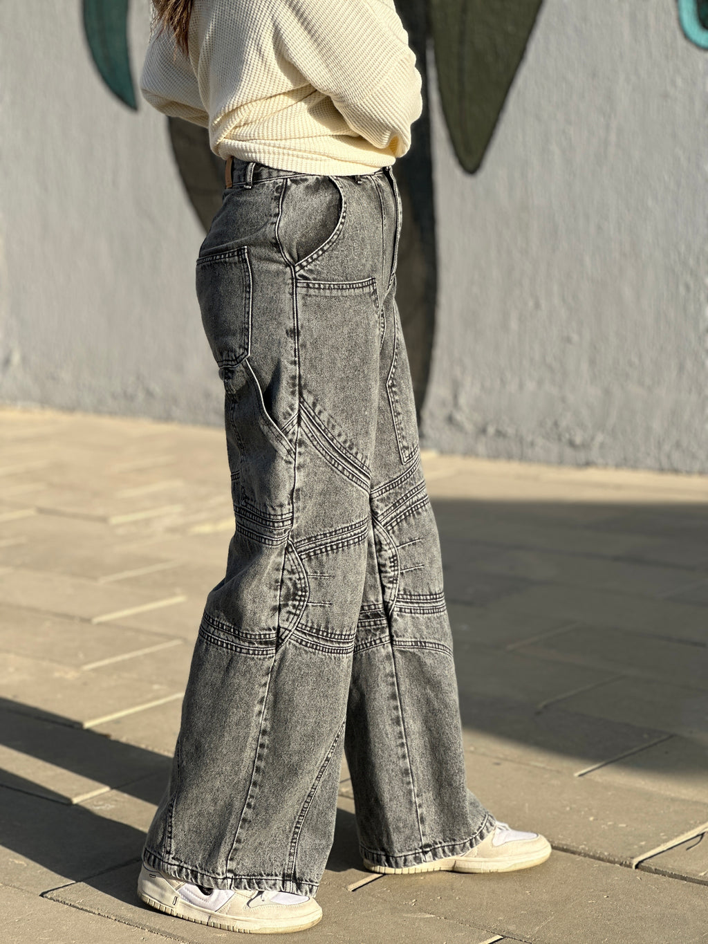 Cerotti Denim Pants Silver Clouds