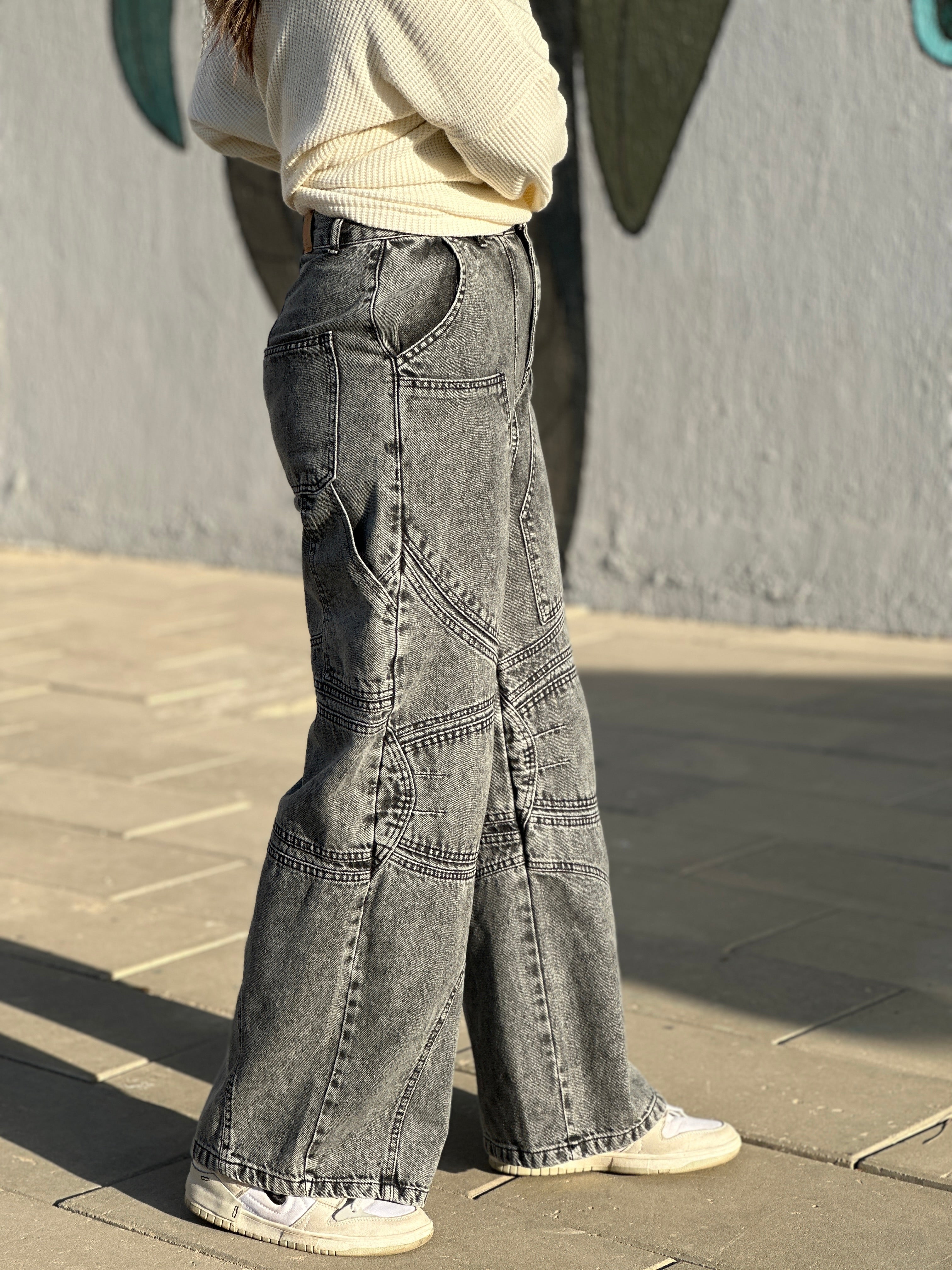 Cerotti Denim Pants Silver Clouds