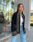 Little India Embroiderd Cardigan Black