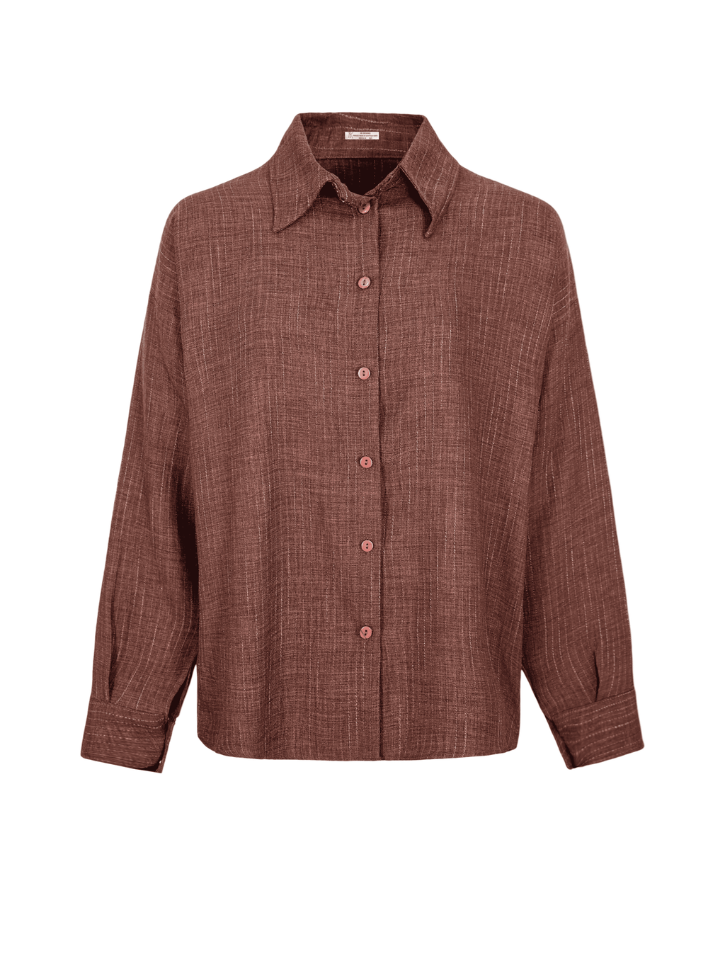 Soft Stripe Linen Set Shirt