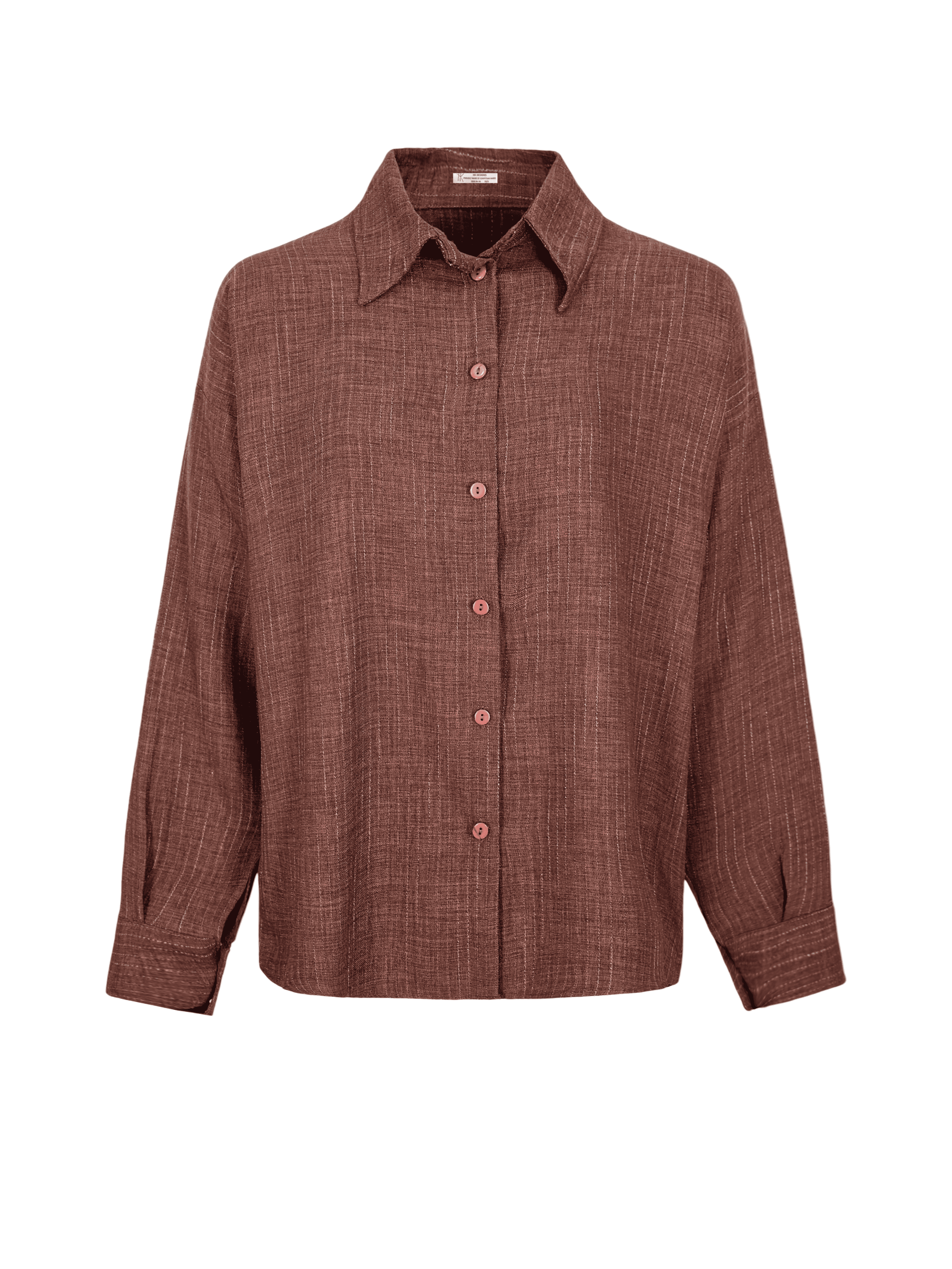 Soft Stripe Linen Set Shirt