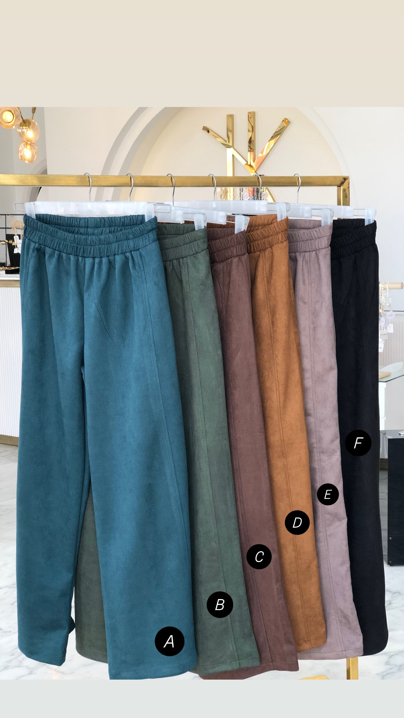 Comfy Suede Set Pants