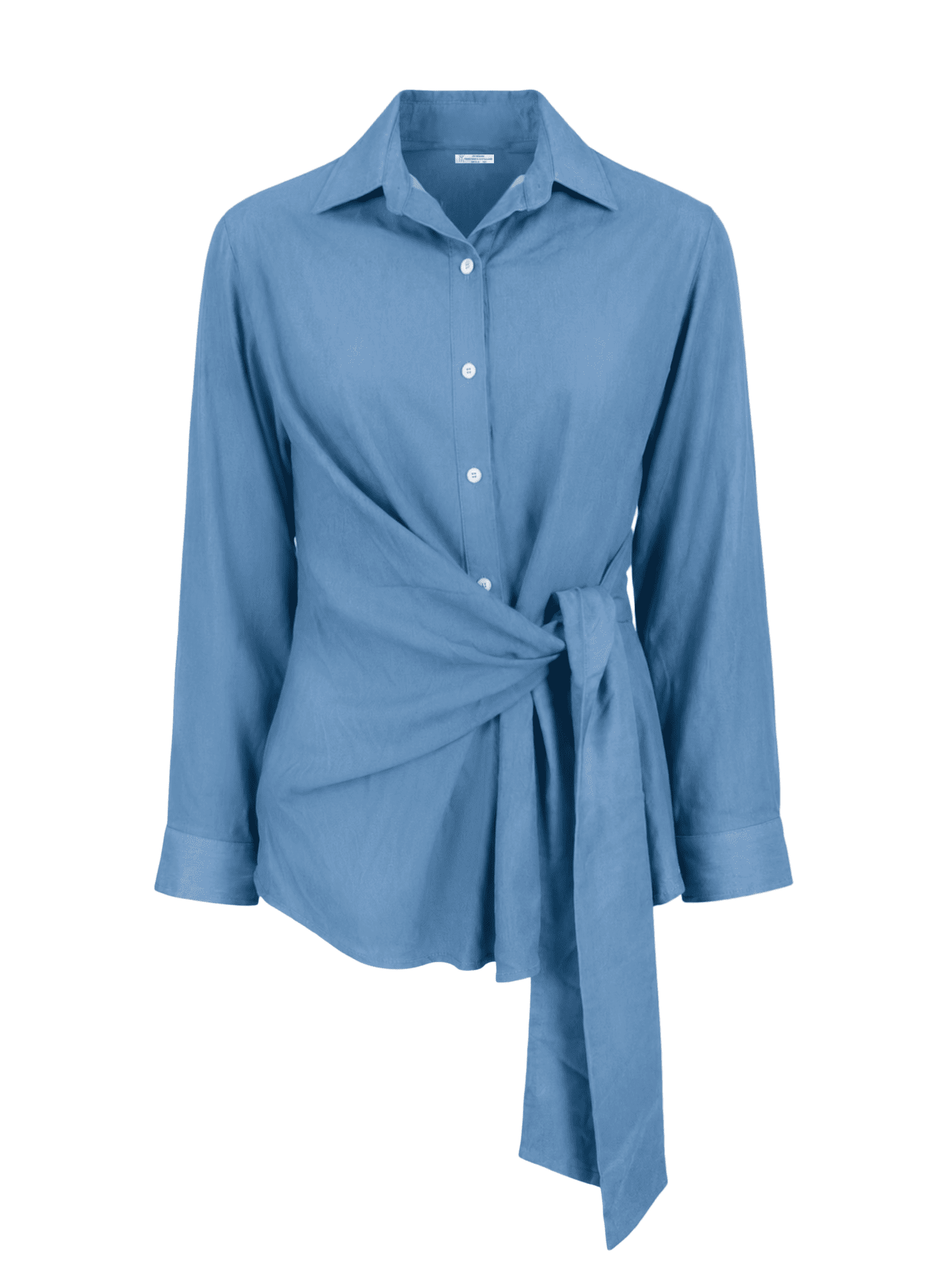 Light Wrap it Denim Set Shirt