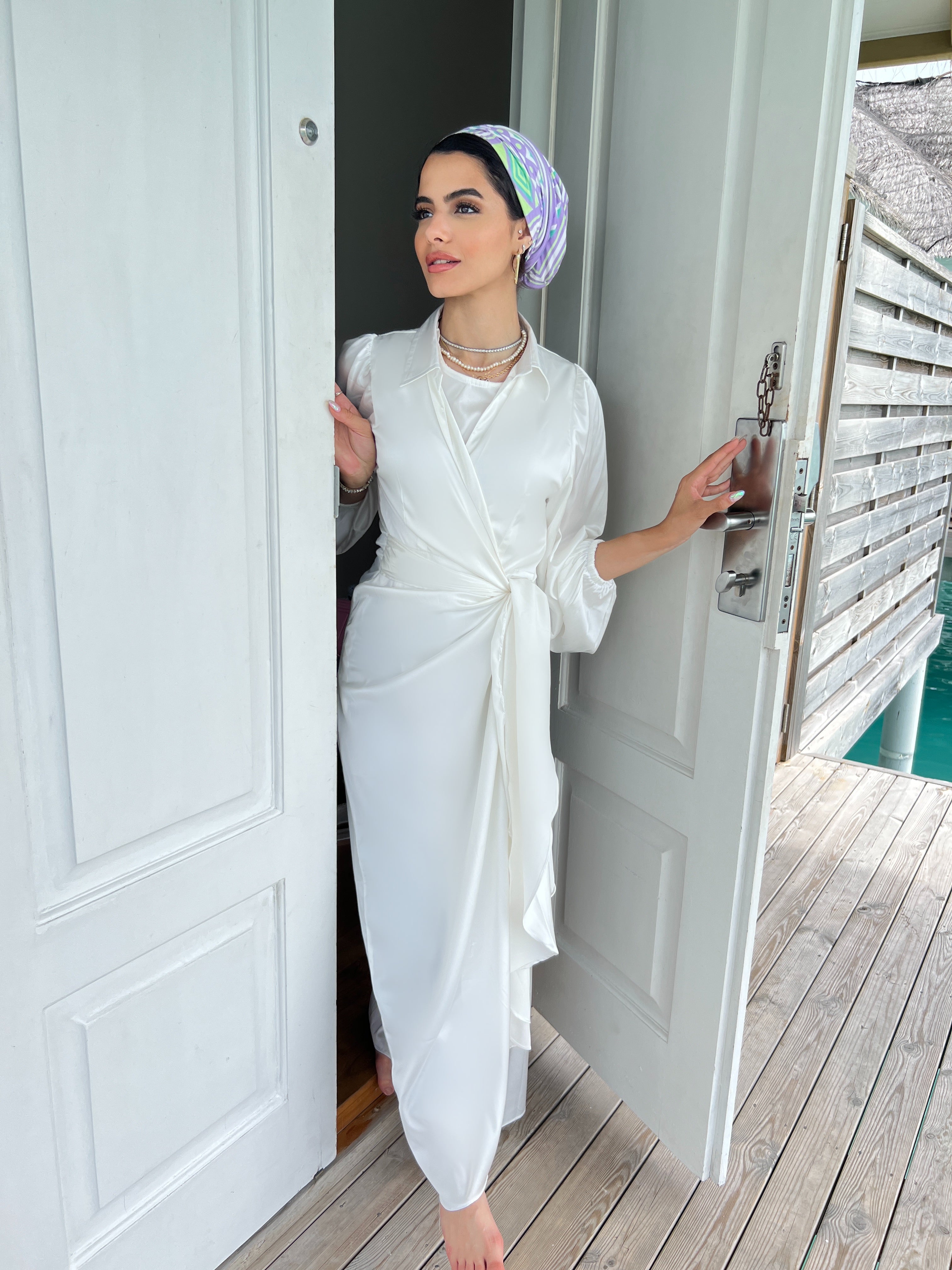 Silky Cardress Dress