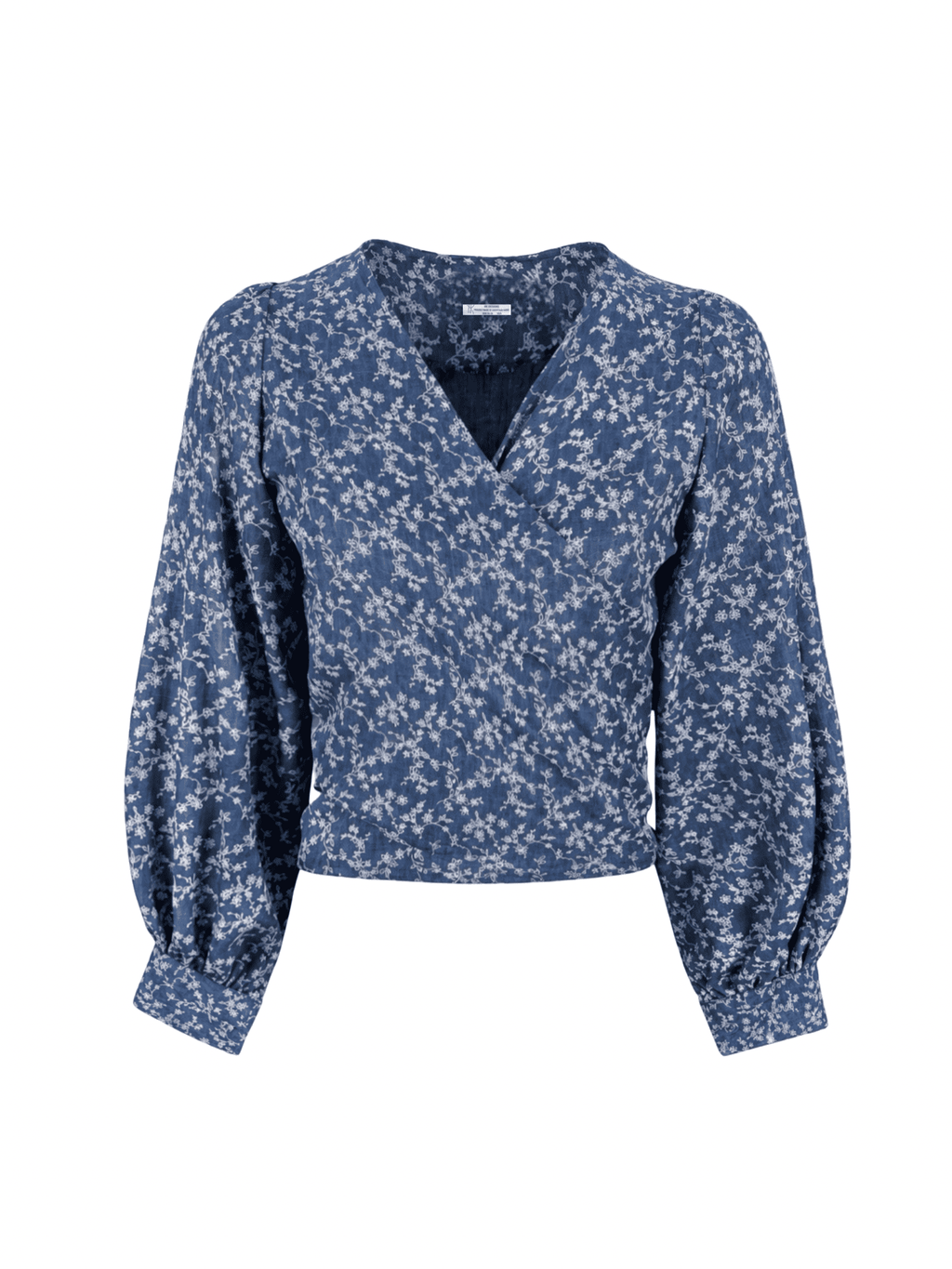 Wrap Floral Blouse