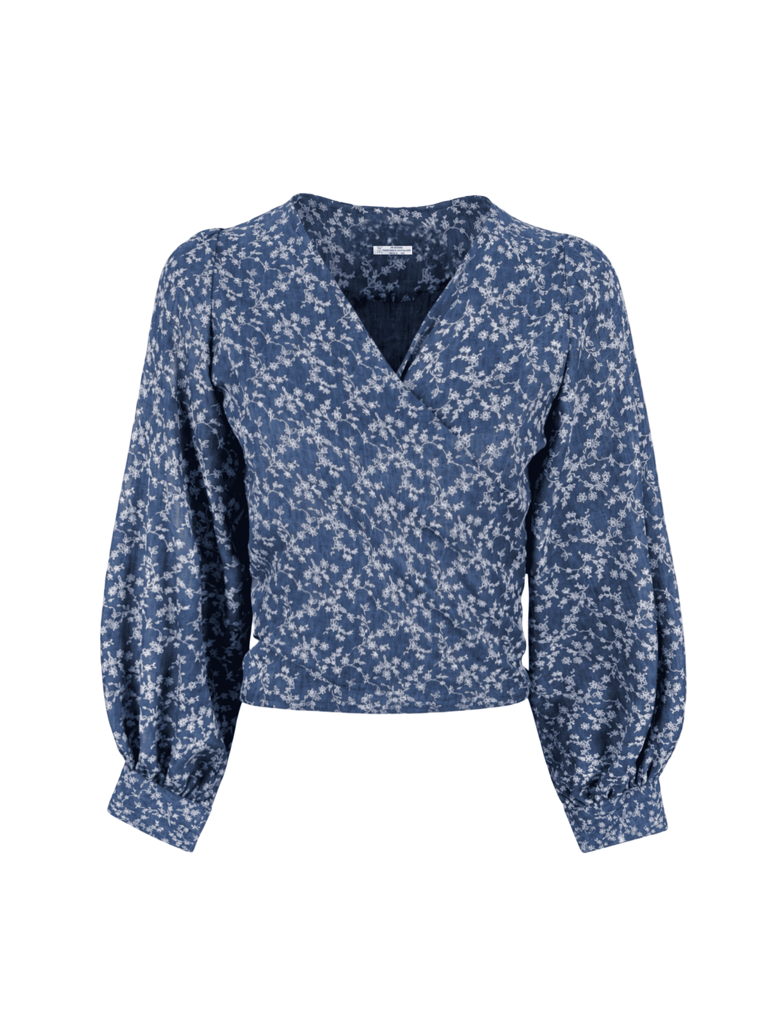Wrap Floral Blouse