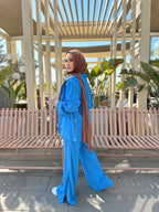 All Buttons Set Sweatshirt Royal Blue