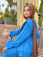 All Buttons Set Sweatshirt Royal Blue