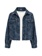 Sparkly Shells Denim Jacket
