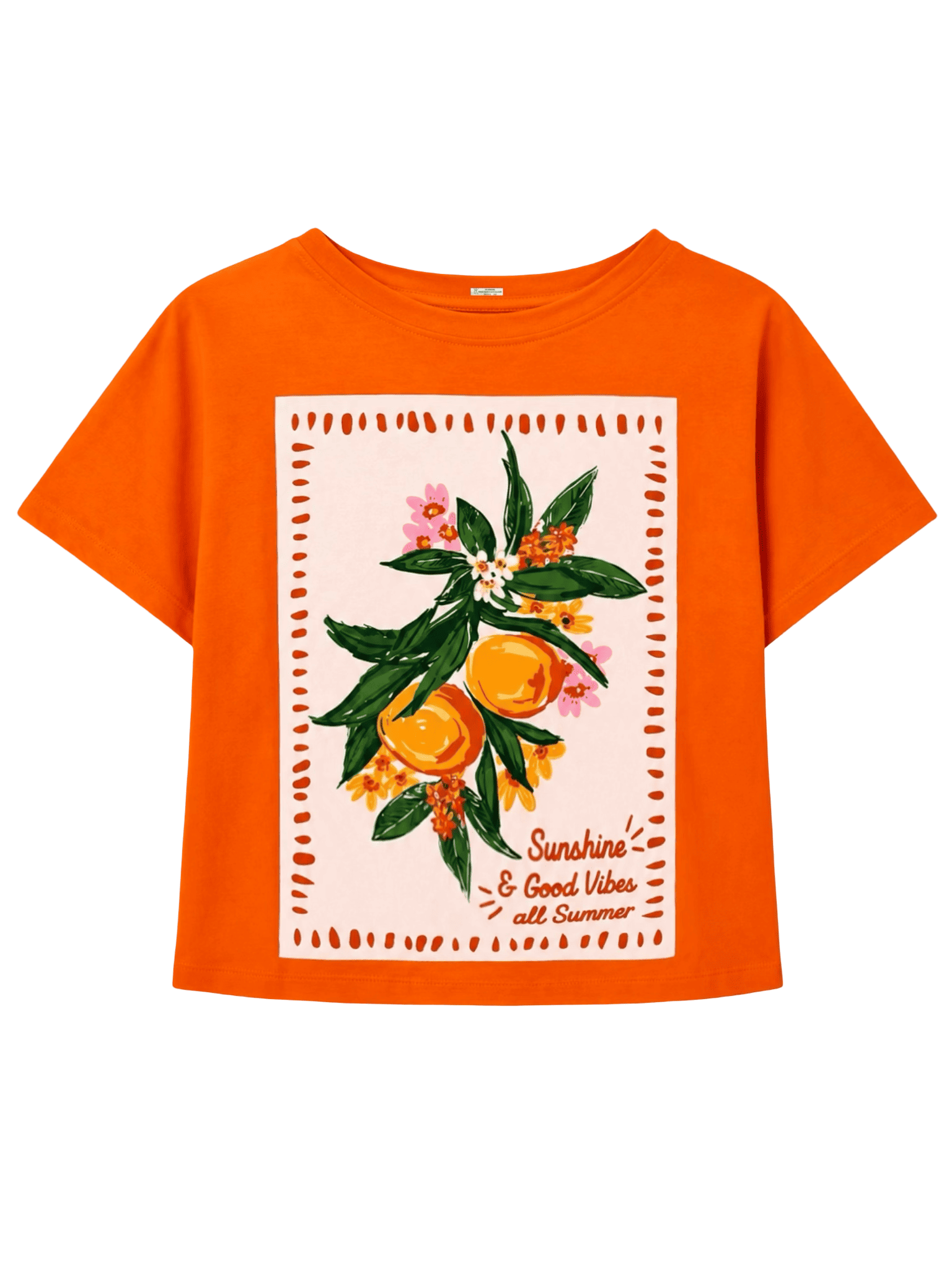 Orange Sunshine Half T-Shirt