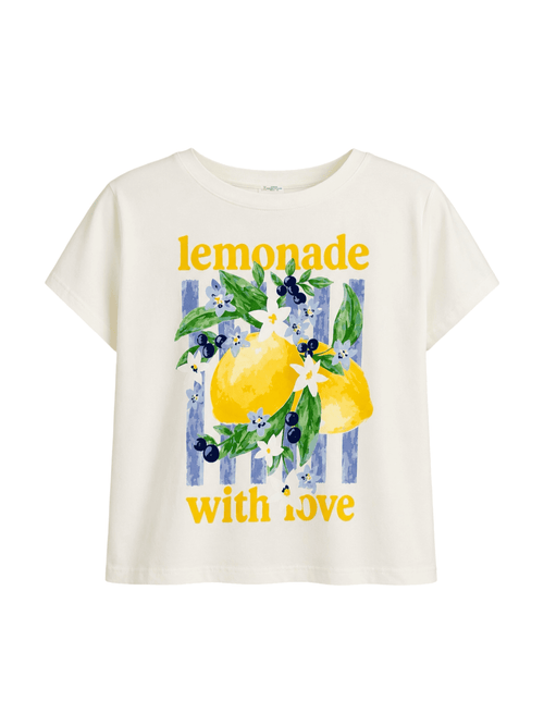 Lemonade With Love Half T-Shirt