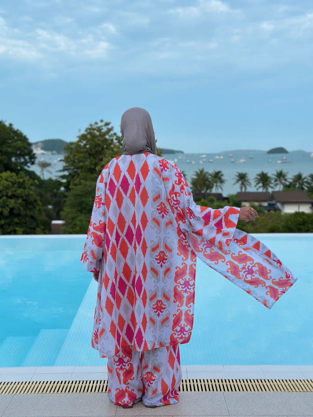 Sandy Sunsets Set Kimono